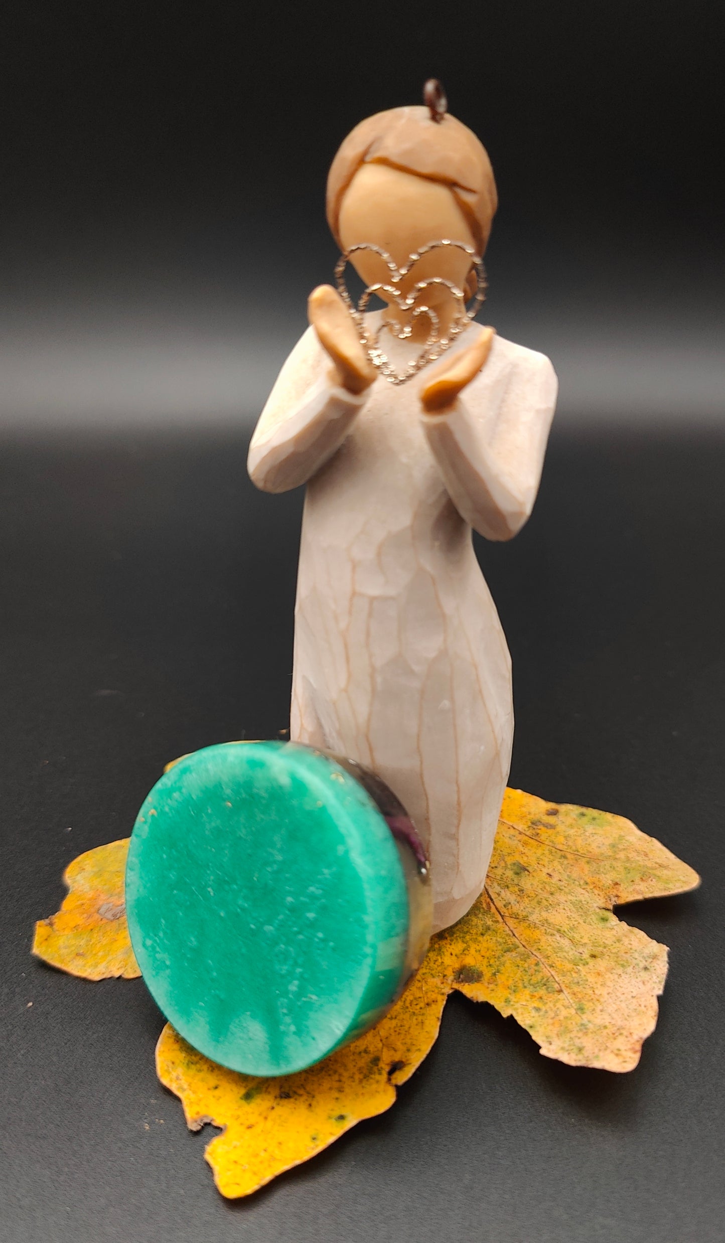 Taschenorgonit in hellgrün/türkis