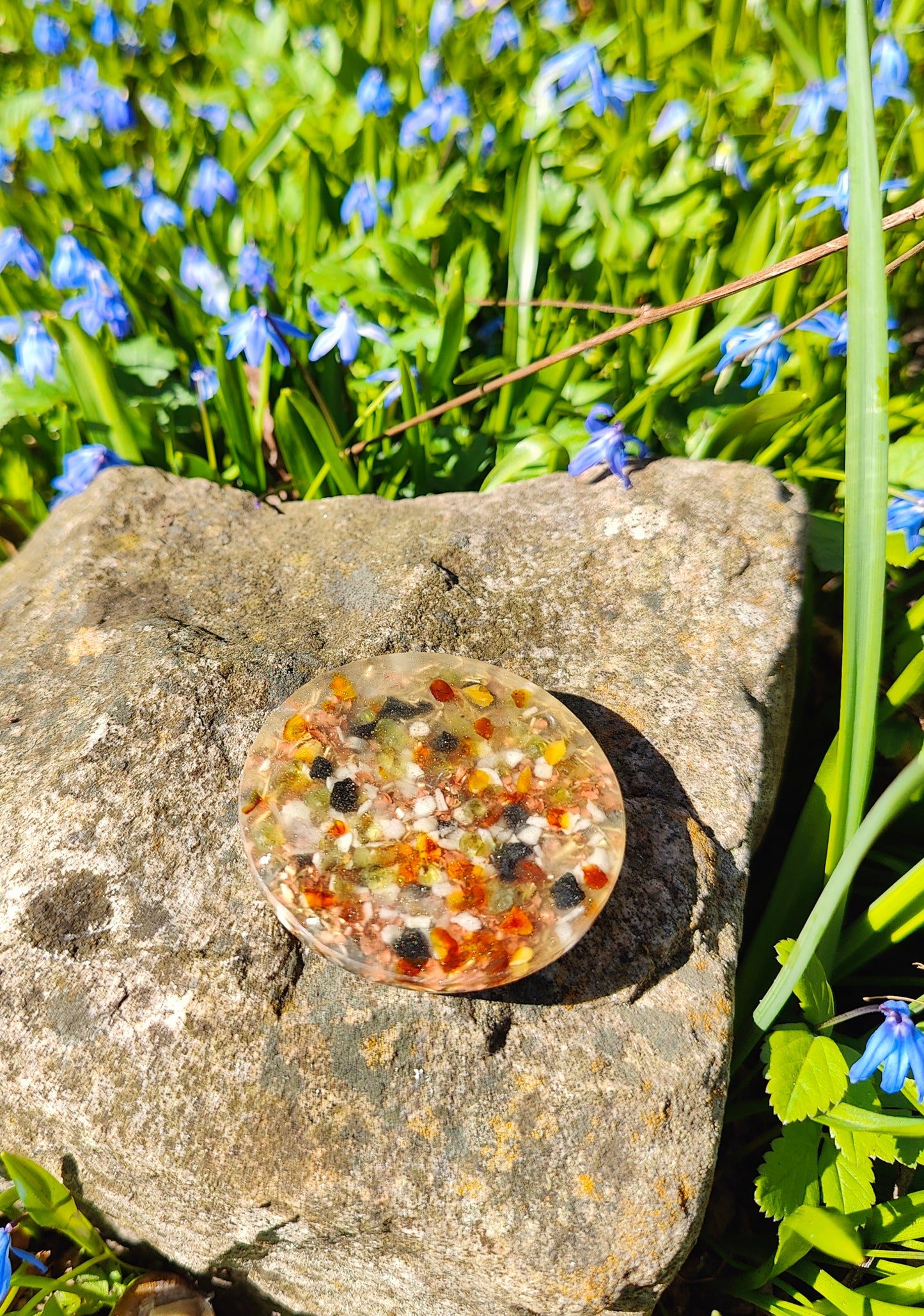 Taschenorgonit Torus - Perlmutt-Glitzer