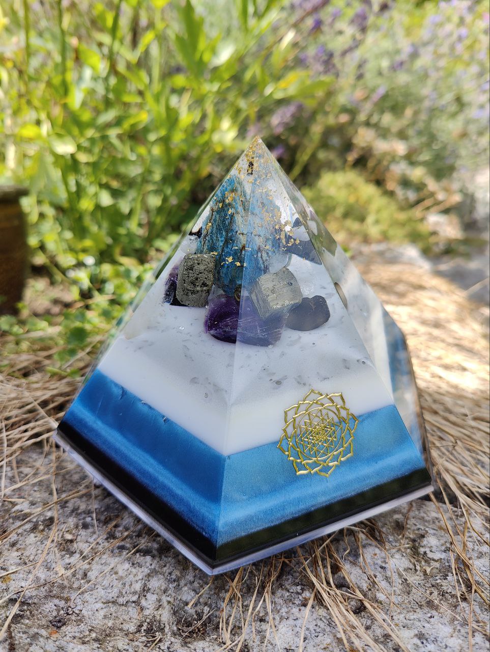 6-seitige Pyramide Apatit