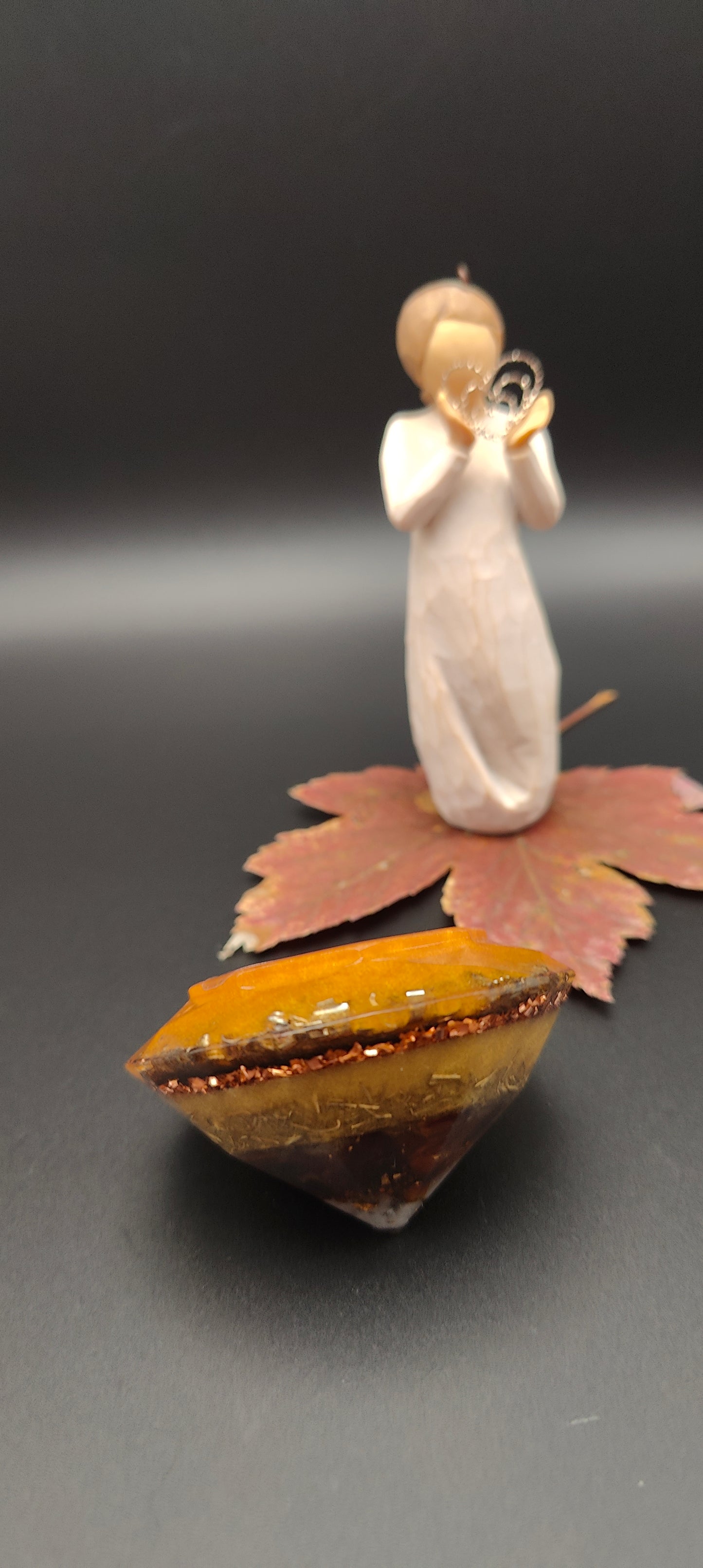 Diamant Orgonit mit Bernstein