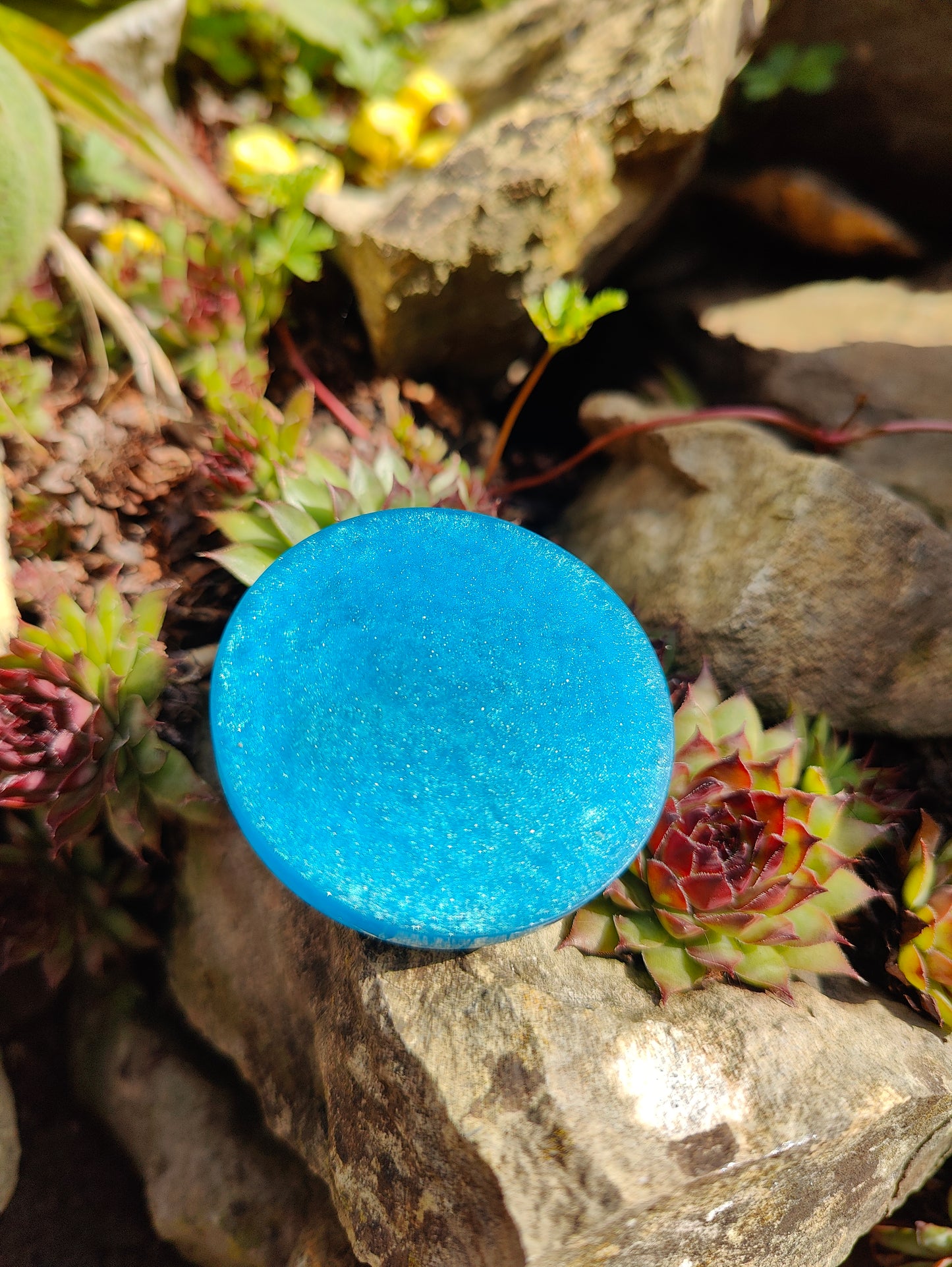 Taschenorgonit in Türkis