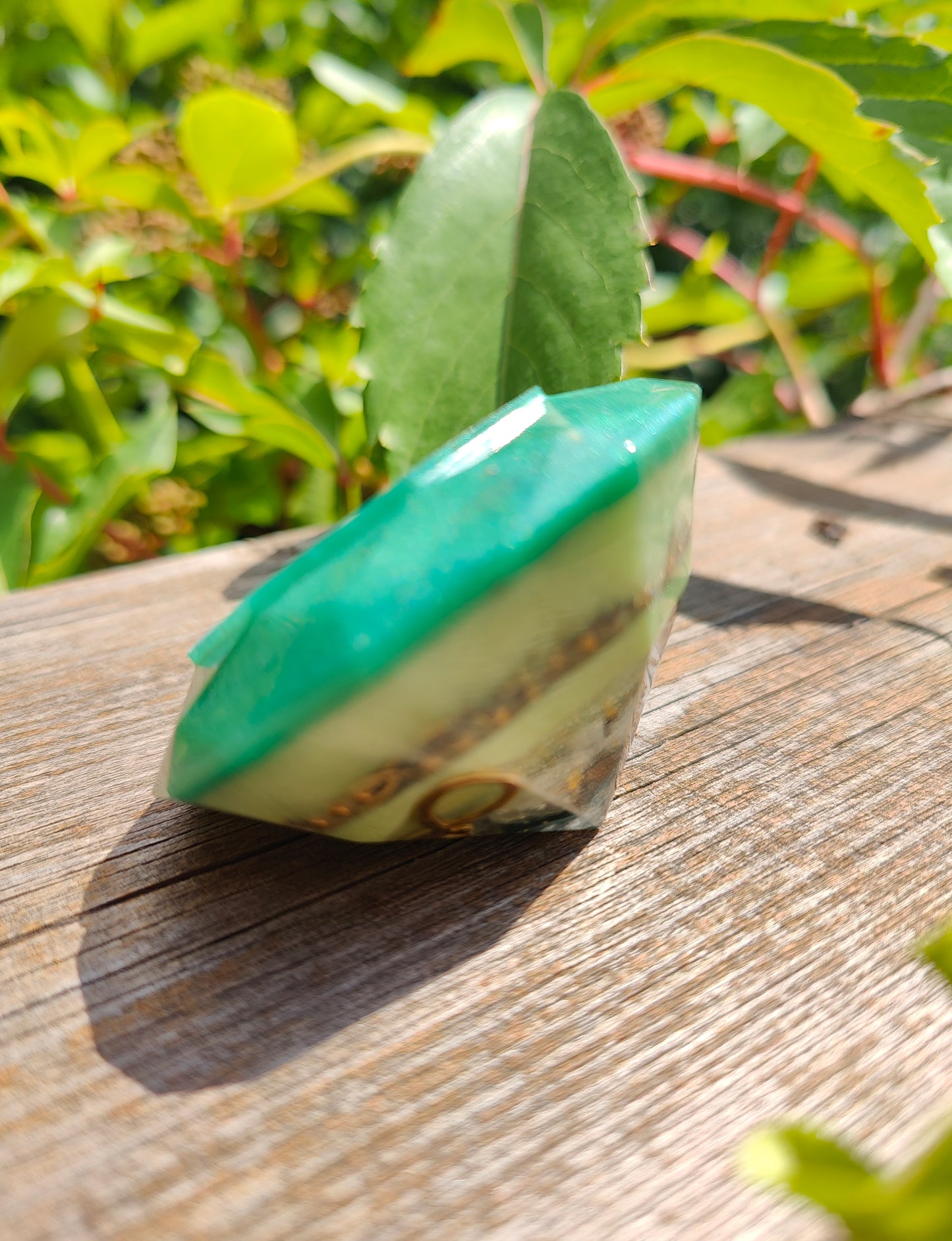 Diamant Orgonit mit Heliotrop