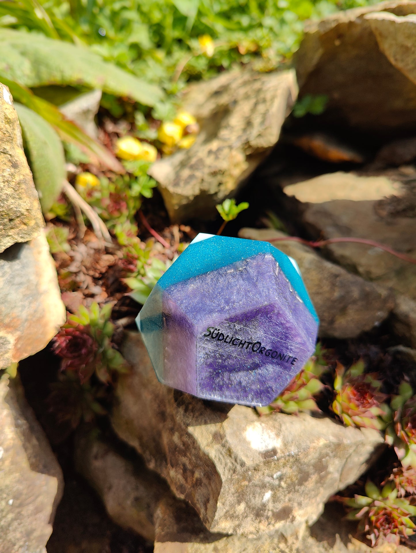 Dodekader mit Fluorid und Amethyst