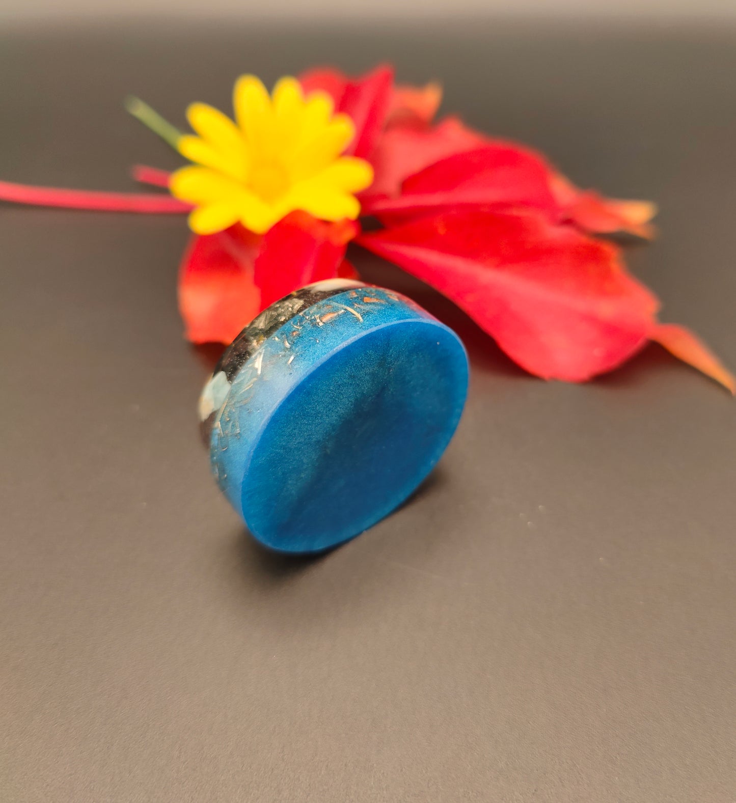 Taschenorgonit in Meerblau