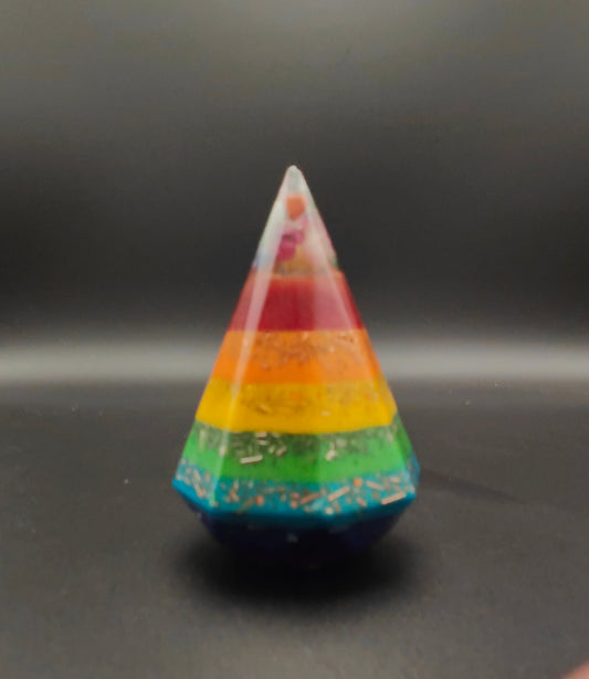 8-seitige Mini-Chakra-Pyramide