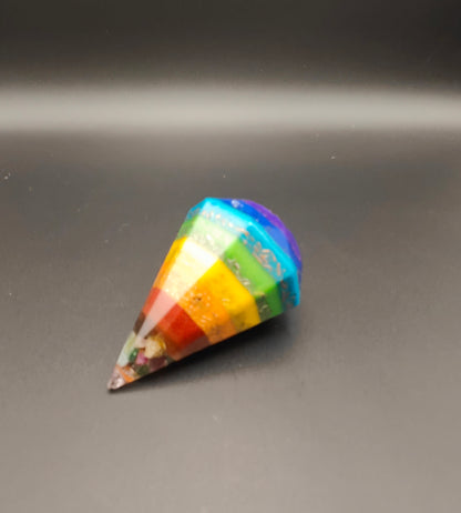 8-seitige Mini-Chakra-Pyramide