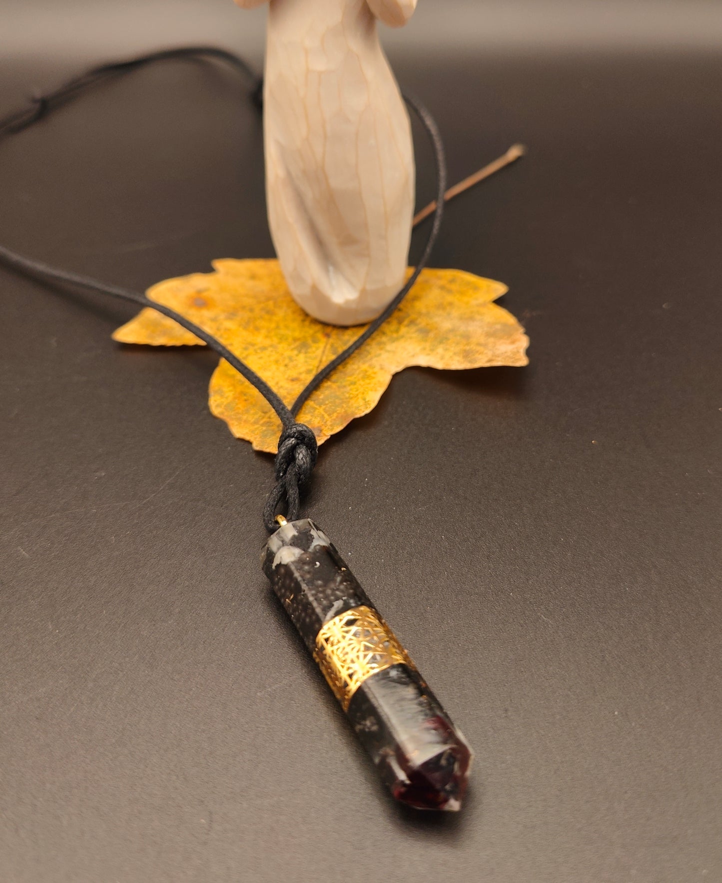 Anhänger mit Granat und Turmalin