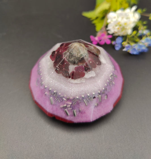 Diamant Orgonit mit Granat