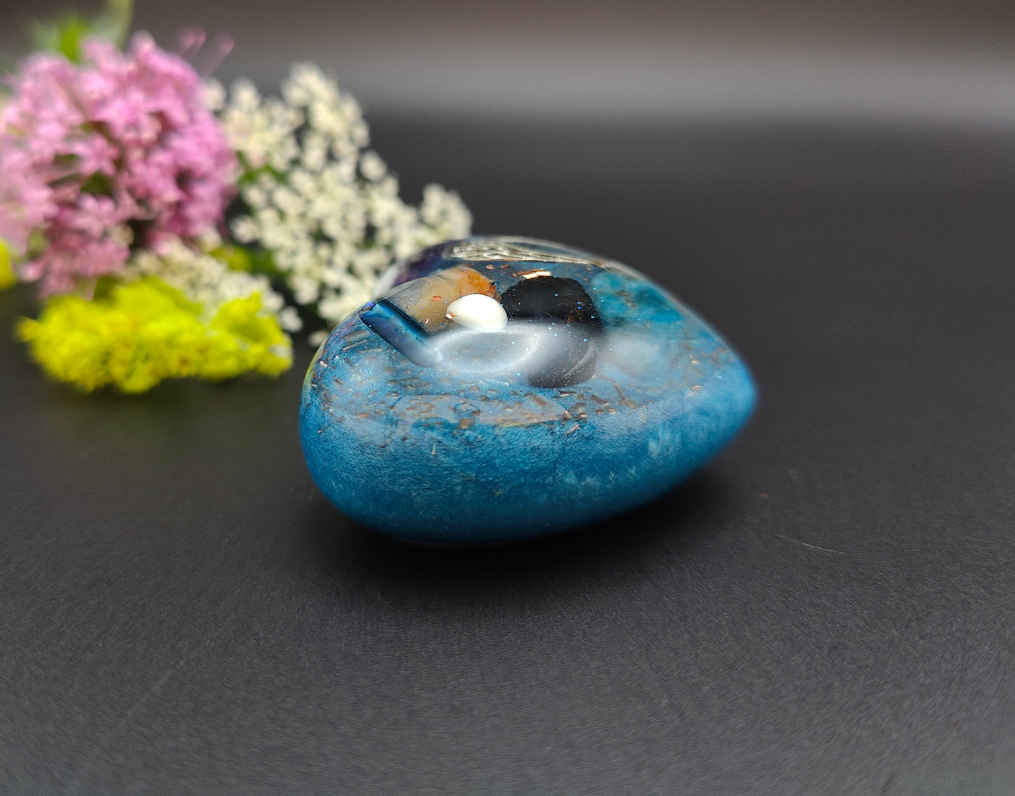 Plastischer Herz-Orgonit - Taschenorgonit