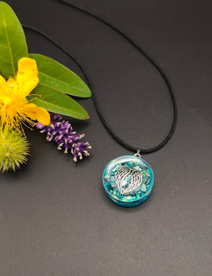 Orgon-Amulett mit Abalone-Muscheln