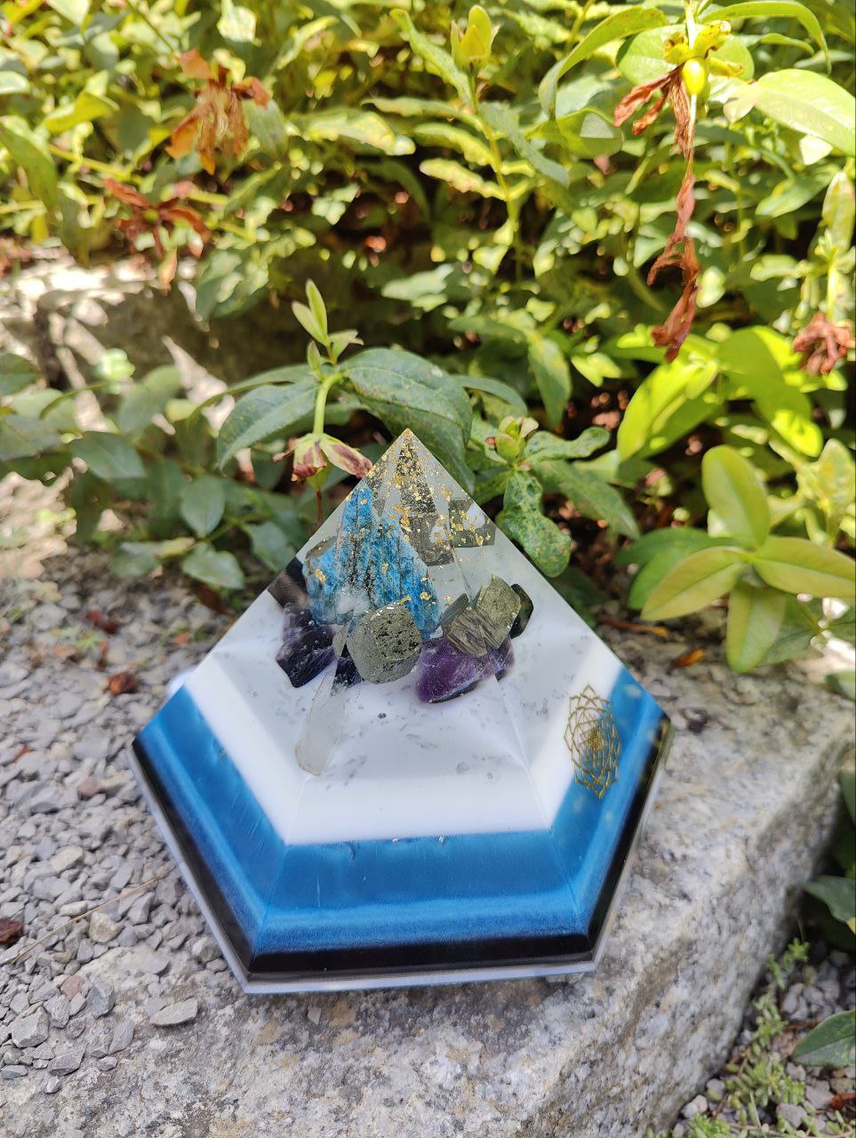 6-seitige Pyramide Apatit