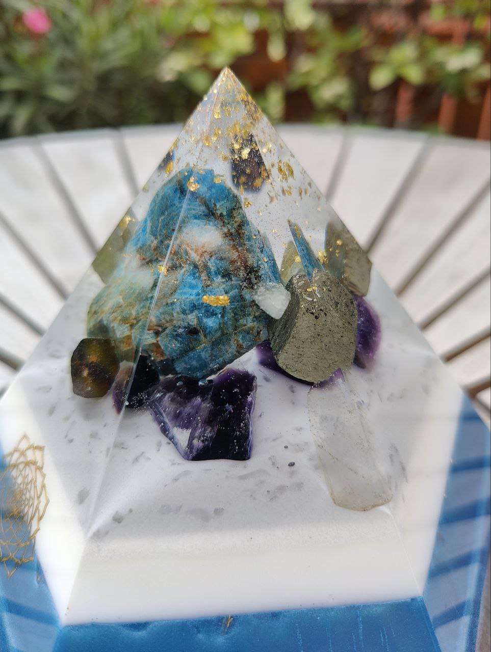 6-seitige Pyramide Apatit
