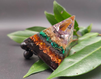 Mini-Pyramide - Metall Natur