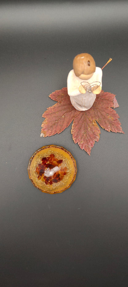 Diamant Orgonit mit Bernstein