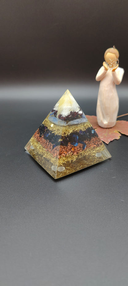 Mini-Pyramide - Orangencalcit