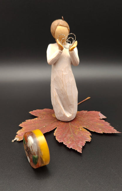 kleiner Taschenorgonit in gold