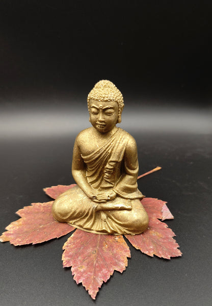 rustikal-goldener Buddha (klein)