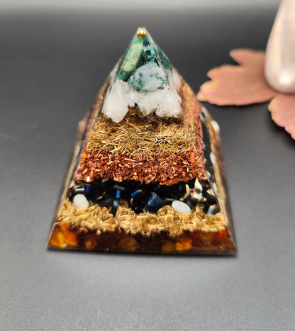kleine Pyramide "Erdung & Stabilität"