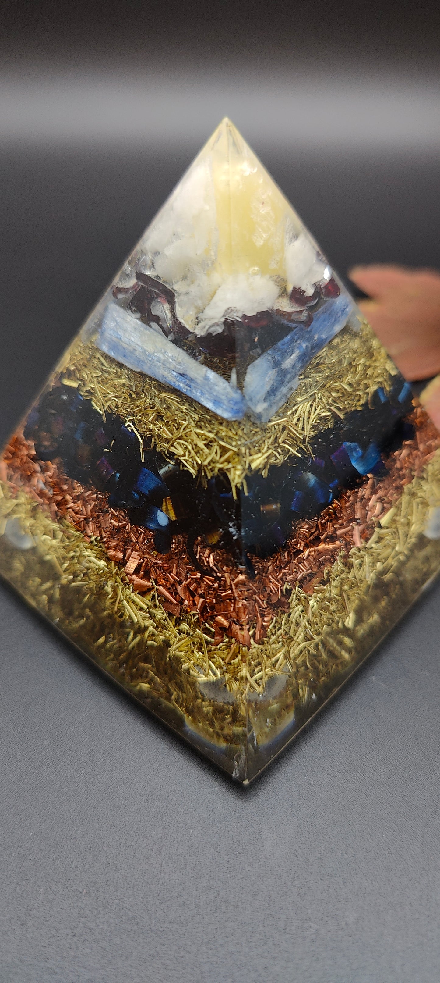 Mini-Pyramide - Orangencalcit