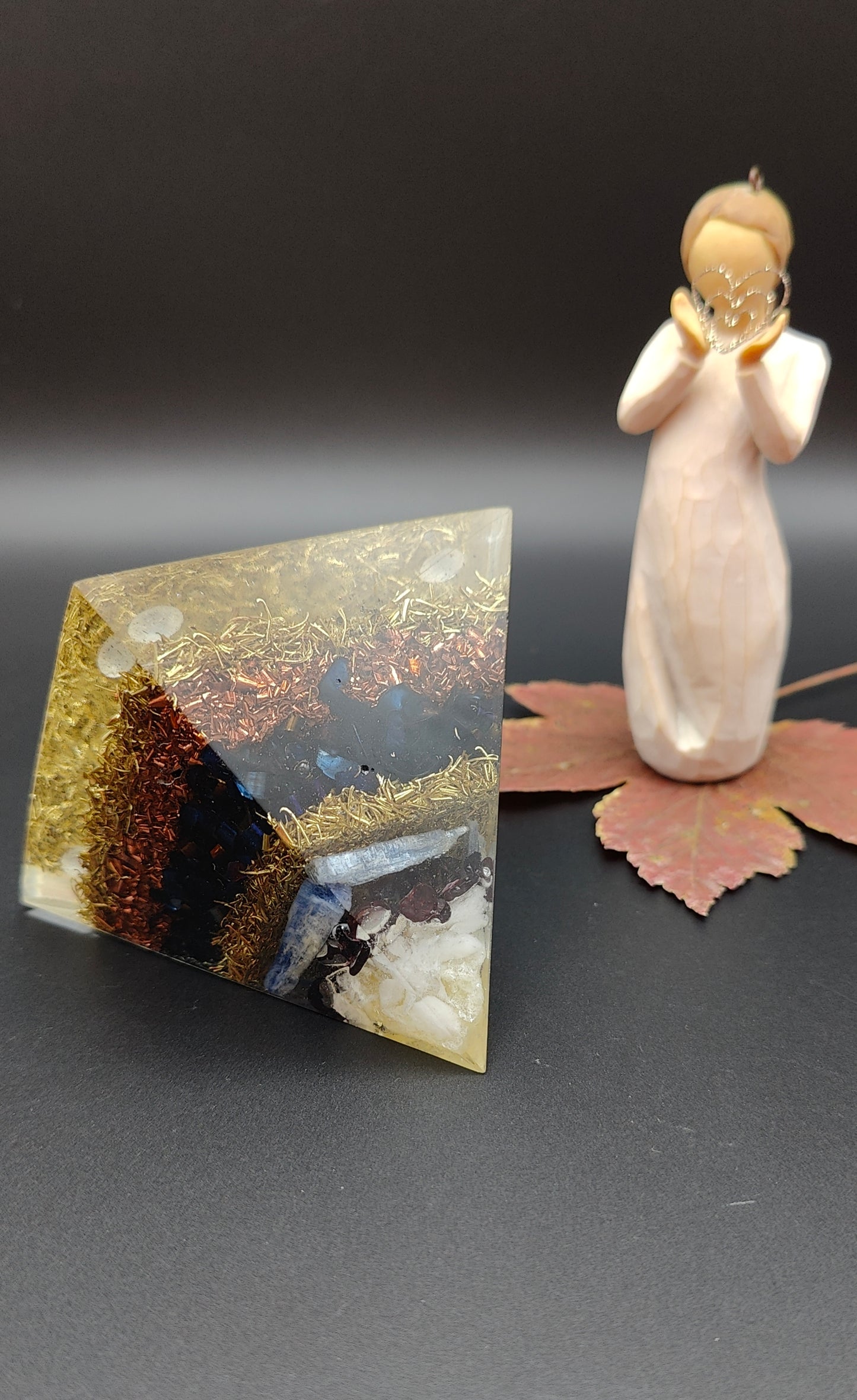 Mini-Pyramide - Orangencalcit