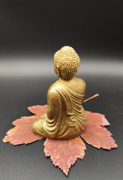 rustikal-goldener Buddha (klein)