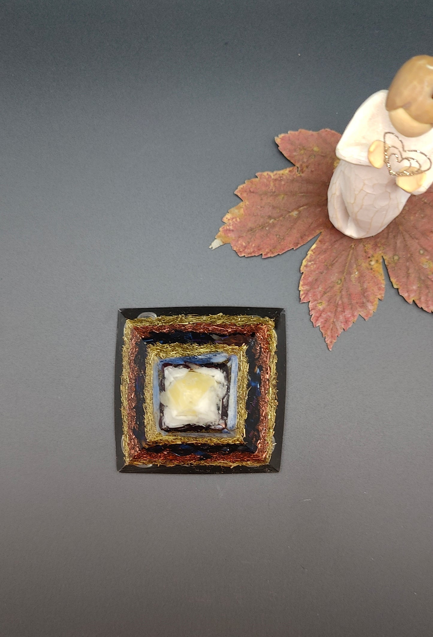 Mini-Pyramide - Orangencalcit