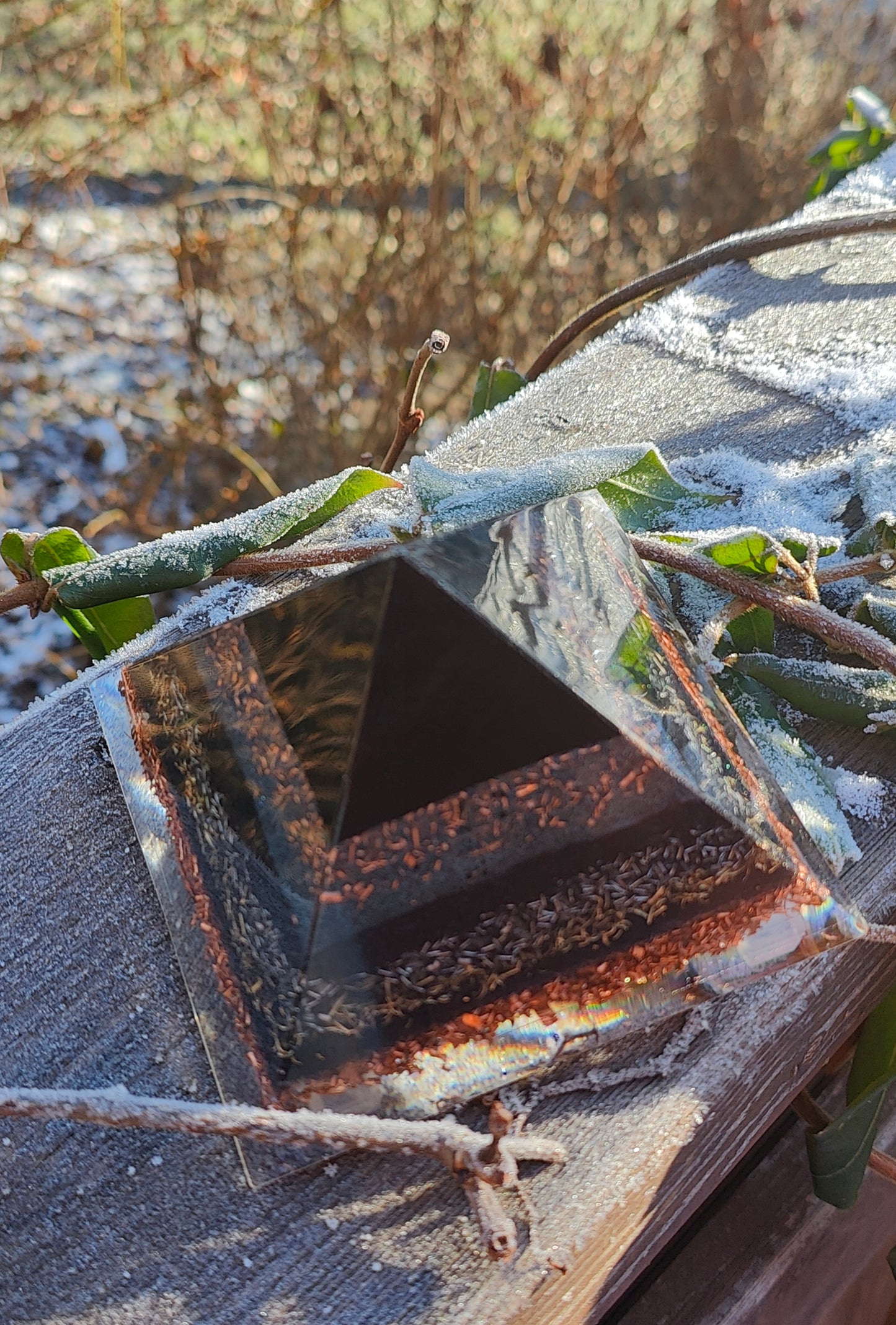 8-seitige Pyramide mit Strahlenschutz