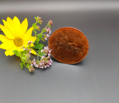 Kegelstumpf mit goldener Sonne