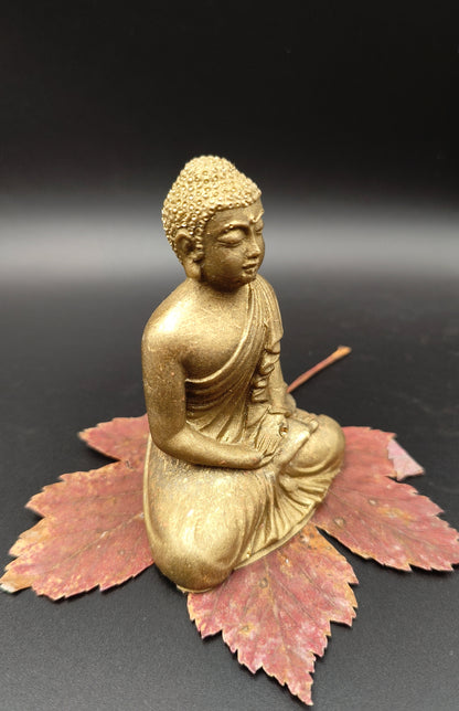 rustikal-goldener Buddha (klein)