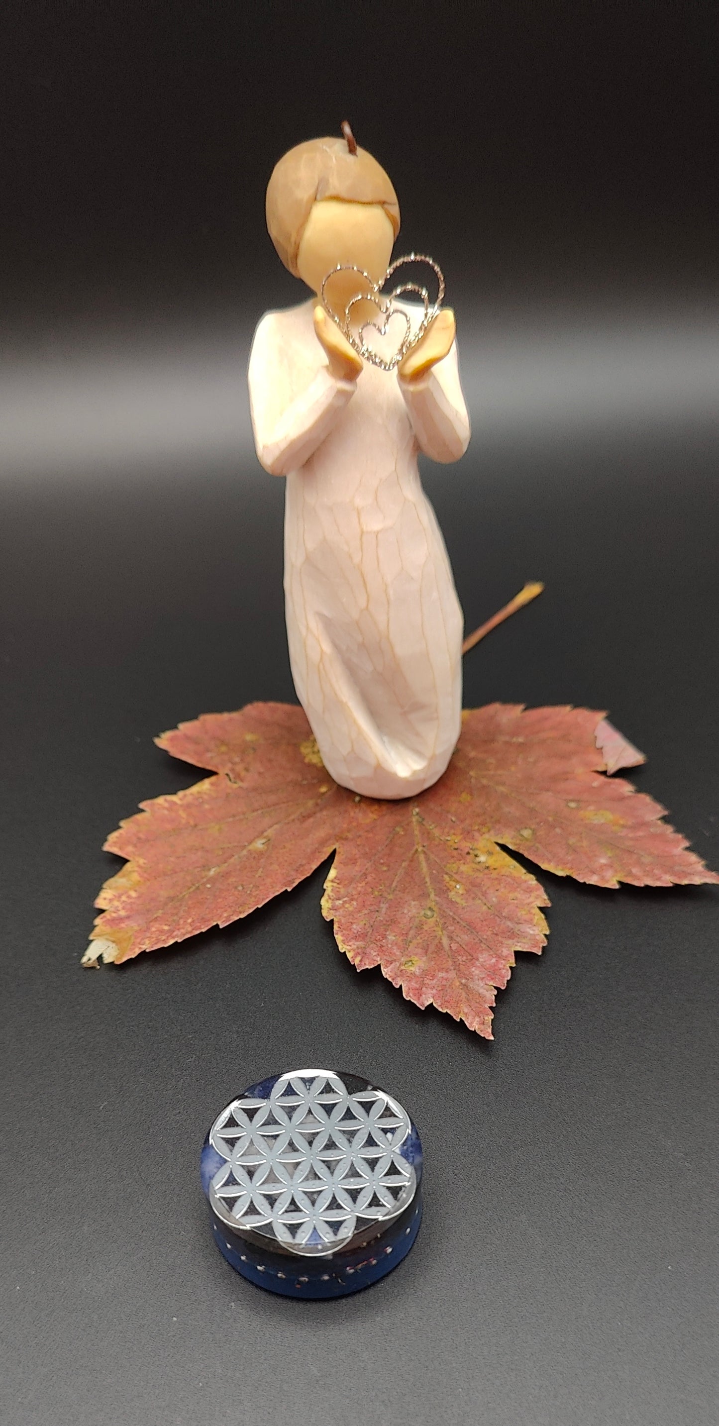 kleiner Taschenorgonit in dunkelblau