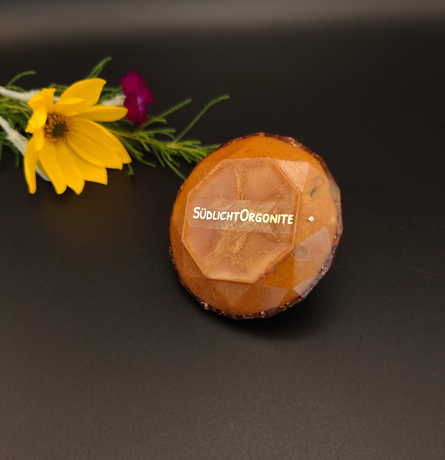Diamant Orgonit mit Bernstein