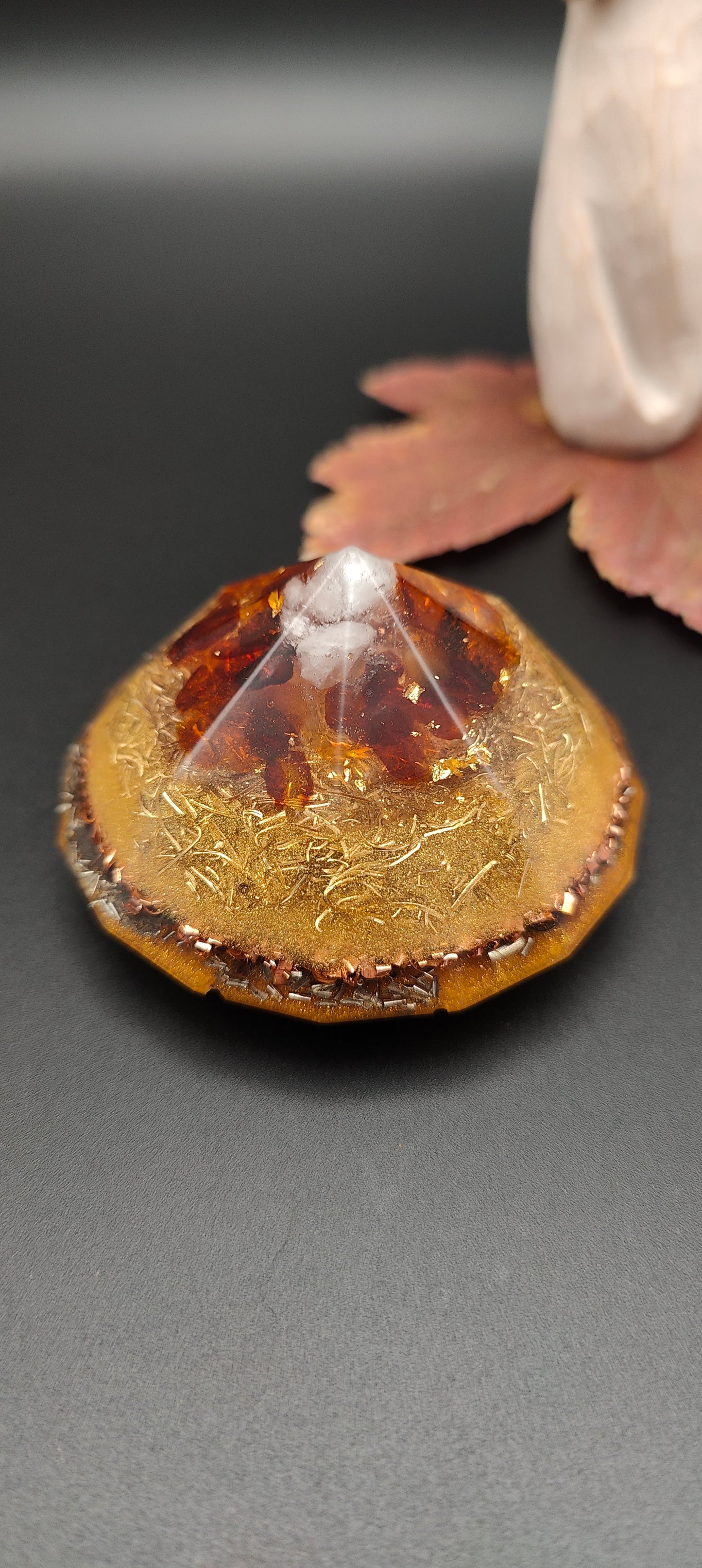 Diamant Orgonit mit Bernstein